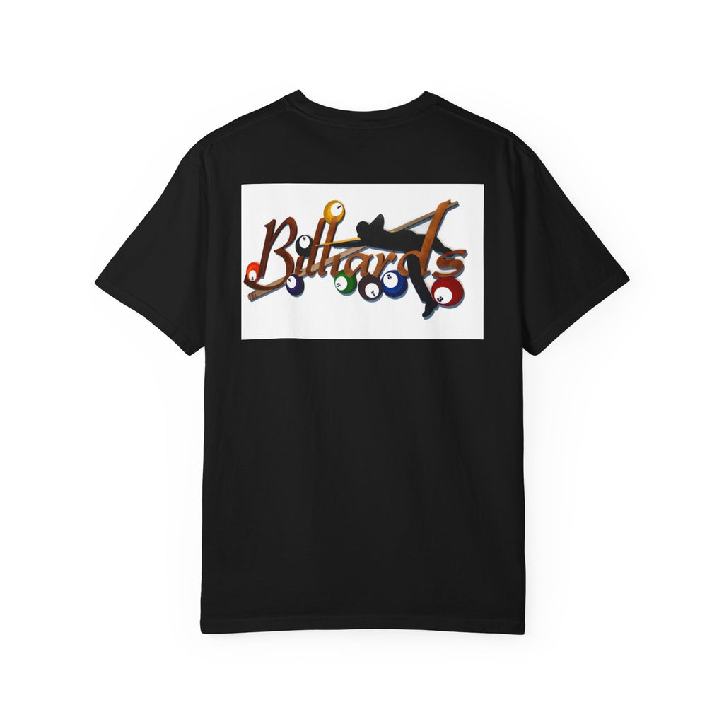 Billiards Crew Graphic T-Shirt — Pool Hall Vintage Photo Tee
