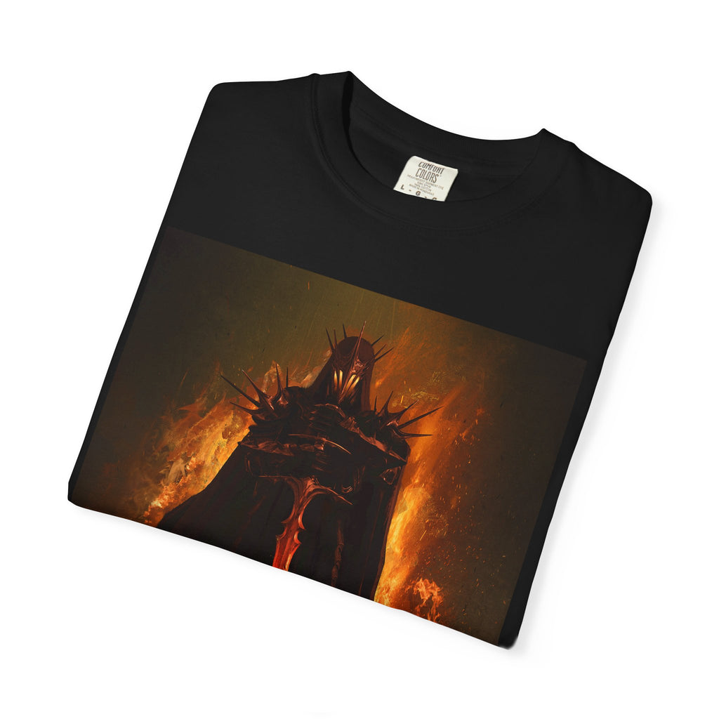 Dark King with Flaming Sword T-Shirt