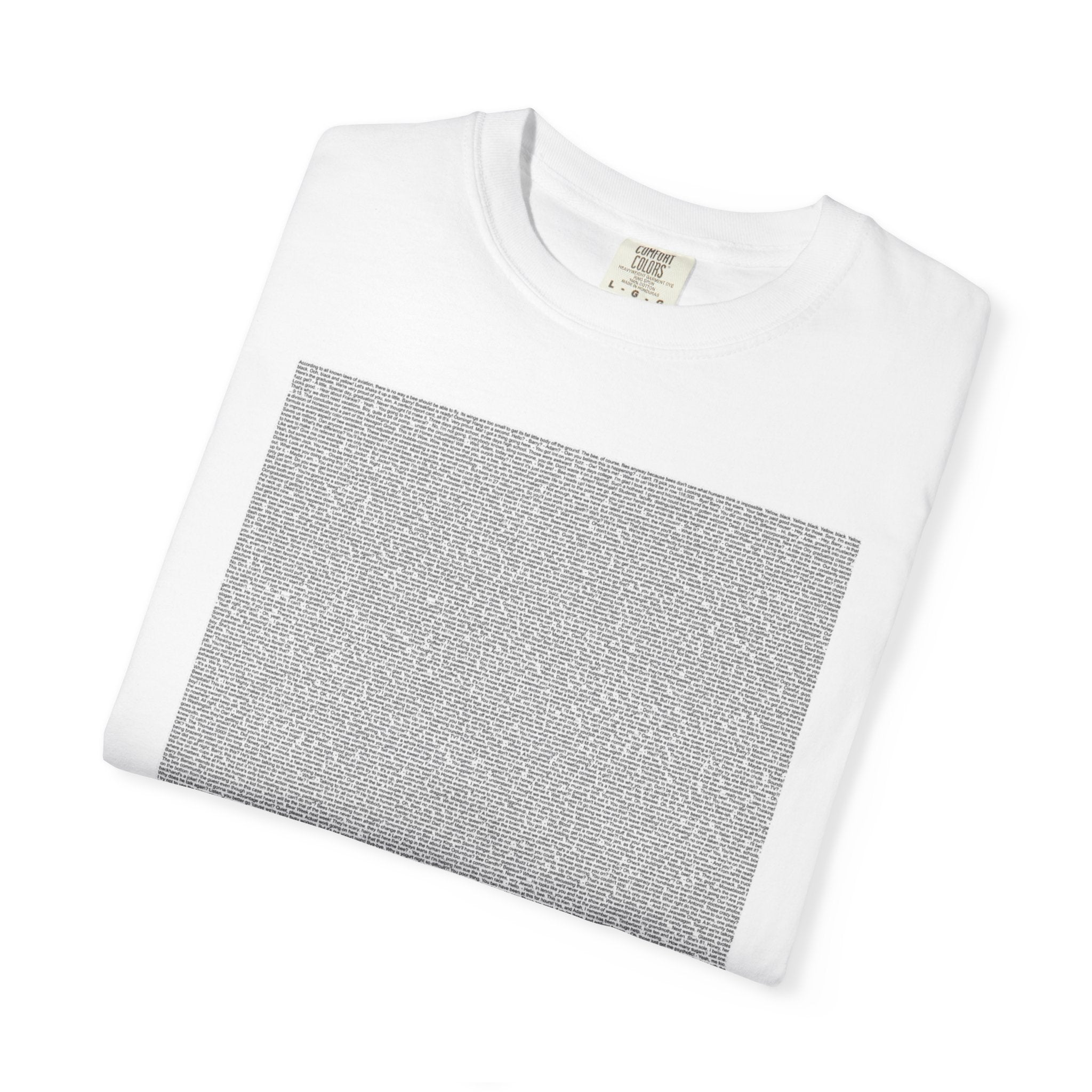 BEE MOVIE SCRIPT SHIRT