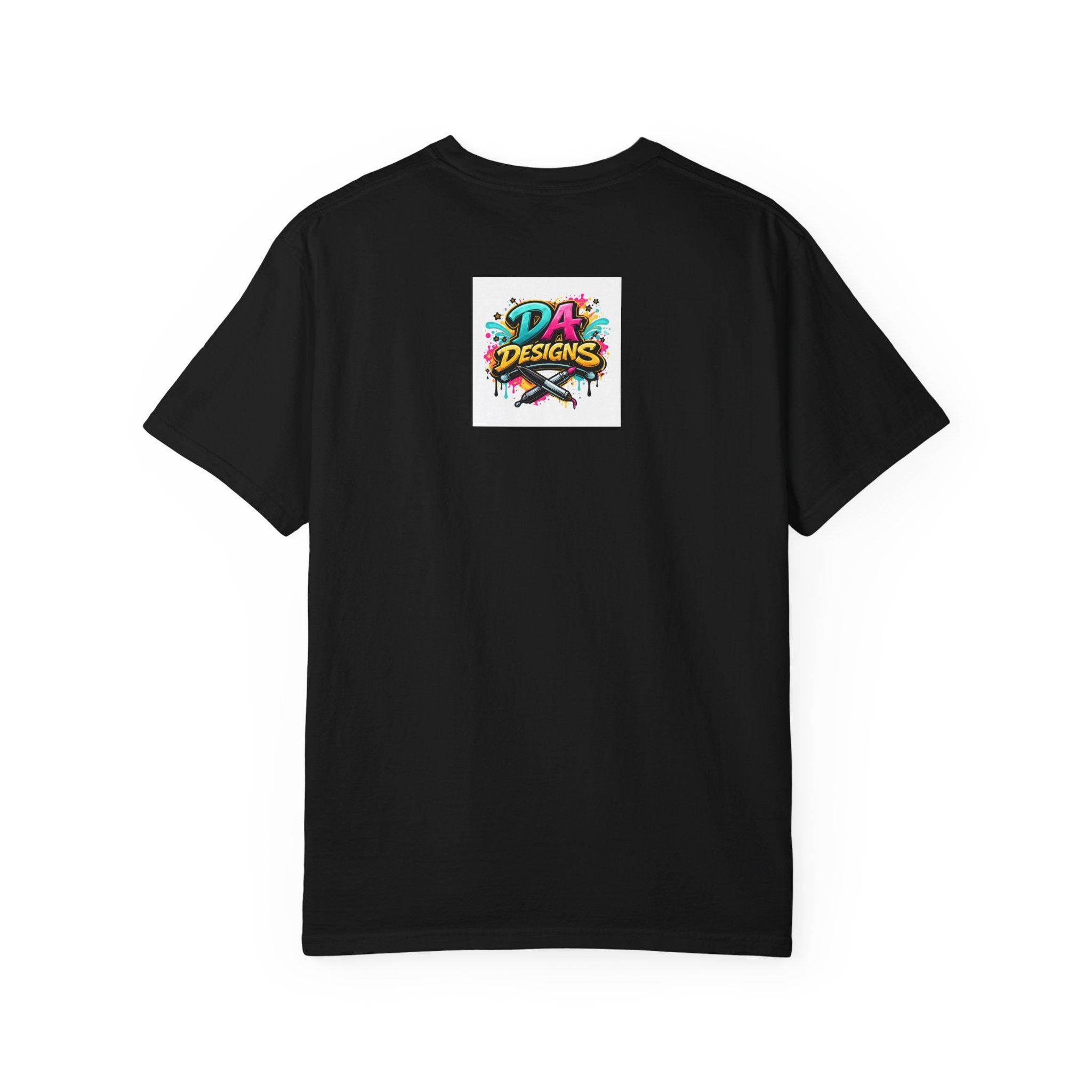 Fantasy Landscape Graphic T-Shirt — Dark Castle Scenery Tee