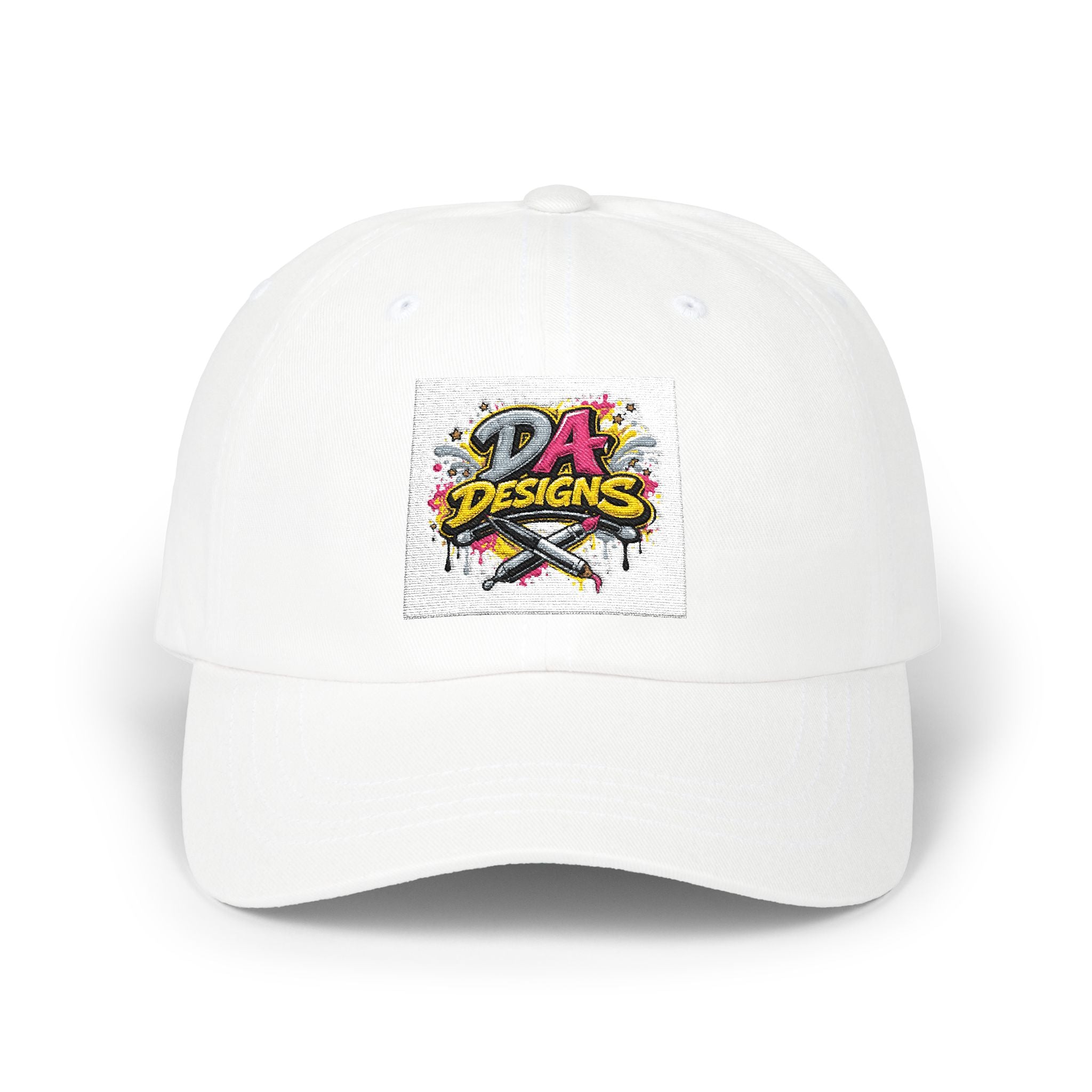 Graffiti-style "DA Designs" Classic Dad Cap — Streetwear Baseball Hat