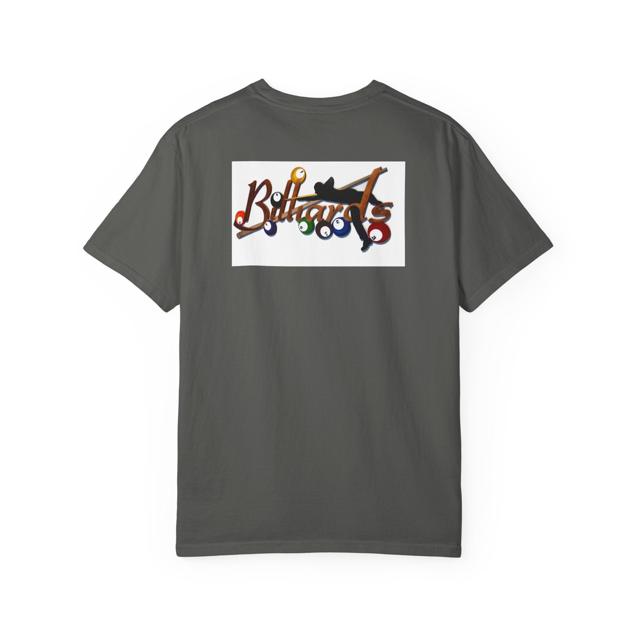 Dog Pool Players T-Shirt — Funny Billiards Animal Graphic Tee