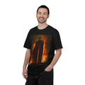 Dark King with Flaming Sword T-Shirt