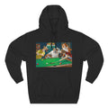 Dogs Playing Pool Hoodie