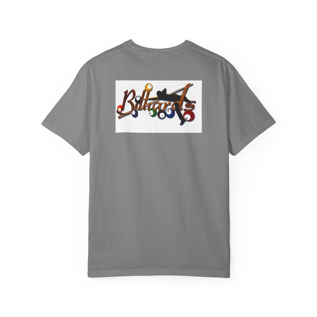 Dog Pool Players T-Shirt — Funny Billiards Animal Graphic Tee